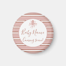 Élégante pieuvre marine rayée Baby Shower I