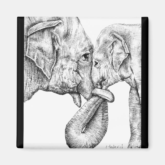 Aimant Eléphant (Devant)