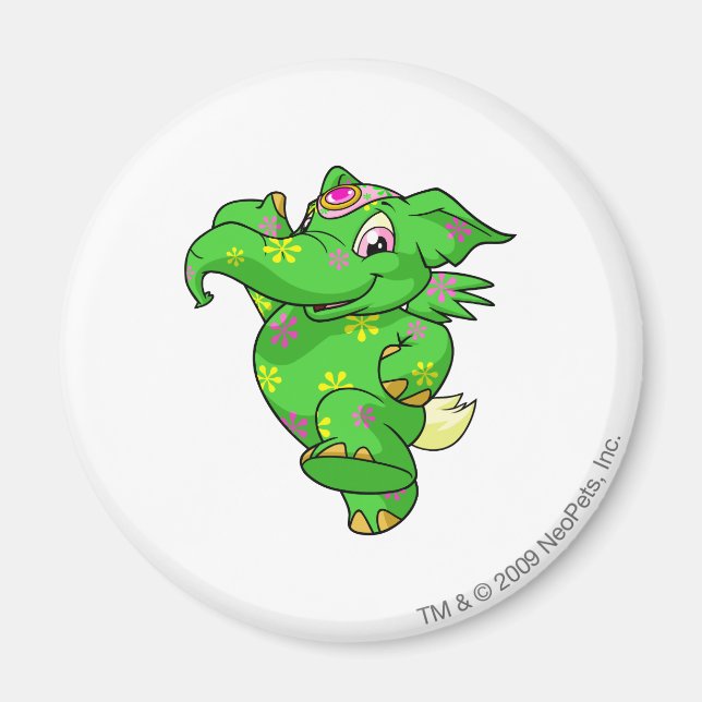 Aimant Elephante Disco (Devant)