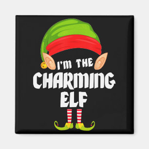 Aimant Elf charmant drôle Pj de groupe de famille assorti