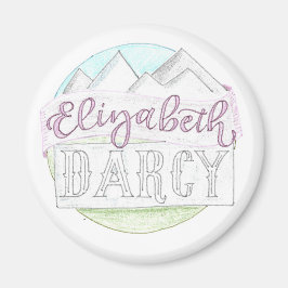 Aimant Elizabeth + Darcy