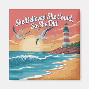 Aimant Elle a cru qu'elle pouvait, alors elle l'a fait