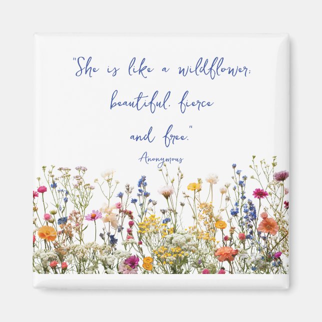 Aimant Elle est comme un Fleur sauvage (Devant)