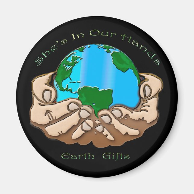 Aimant ELLE EST DANS NOTRE collection MAINS (Devant)