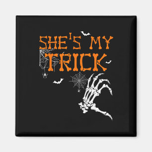 Aimant Elle est ma bite Il est ma menace Coupl Halloween