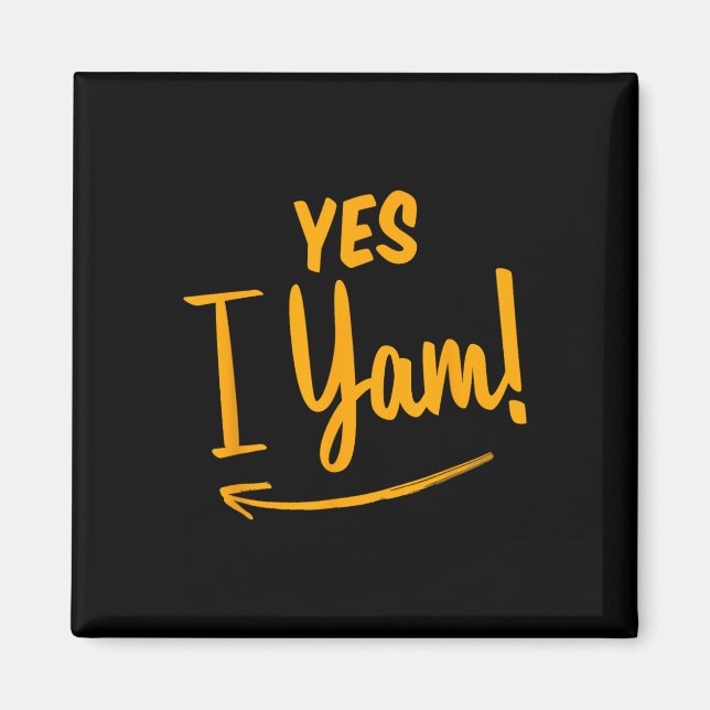 Aimant Elle est ma pomme de terre douce Je suis en train  (Devant)