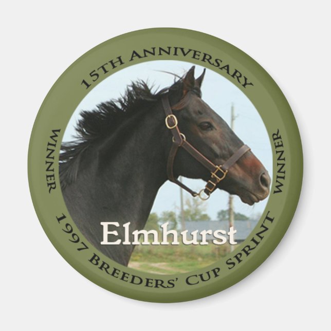 Aimant Elmhurst - Gagnante de la Coupe '97 Breeders' (Devant)