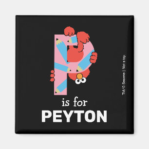 Aimant Elmo Alphabet Crayon P