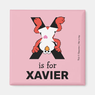 Aimant Elmo Alphabet   X Xray