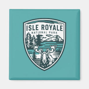 Aimant Emblem de la faune du parc national de l'Isle Roya