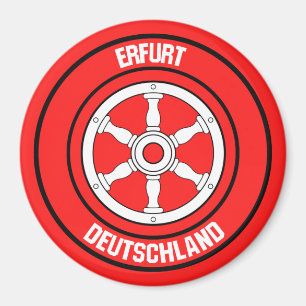 Aimant Emblème arrondi Erfurt