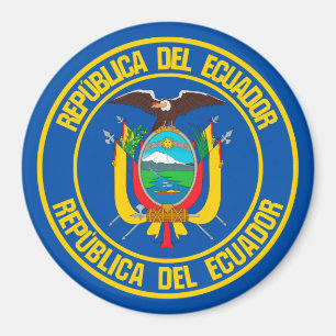 Aimant Emblème autour de l'Equateur