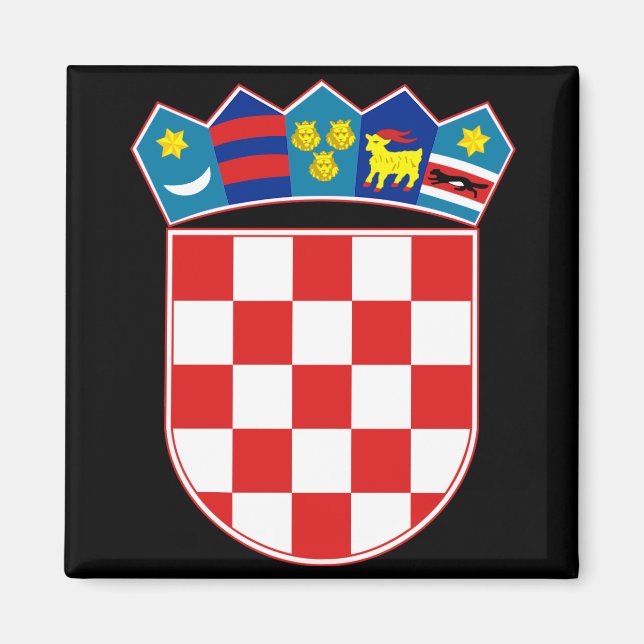 Aimant emblème de croatie (Devant)