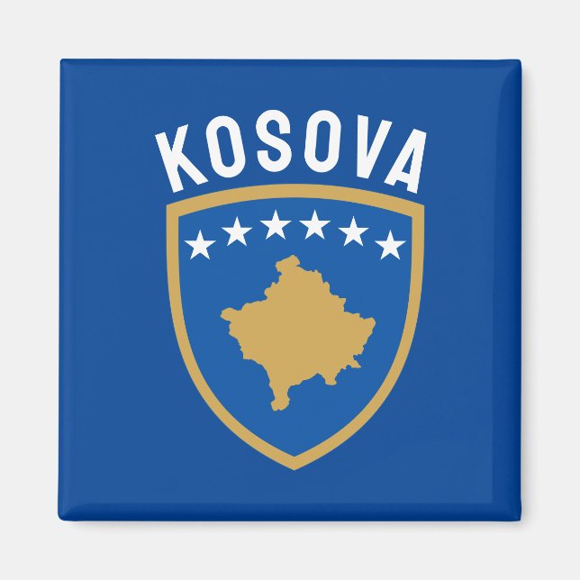 Aimant Emblème de la République du Kosovo (Devant)
