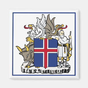 Aimant emblème de l'islande