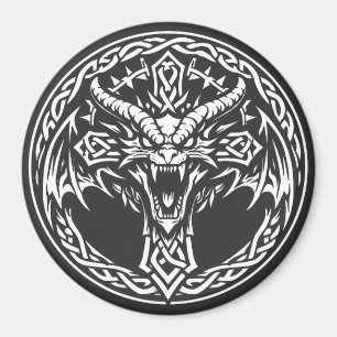 Aimant Emblème Dragon Celtique par BurnsInHell
