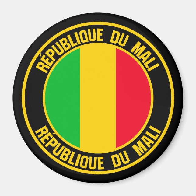 Aimant Emblème du Mali (Devant)