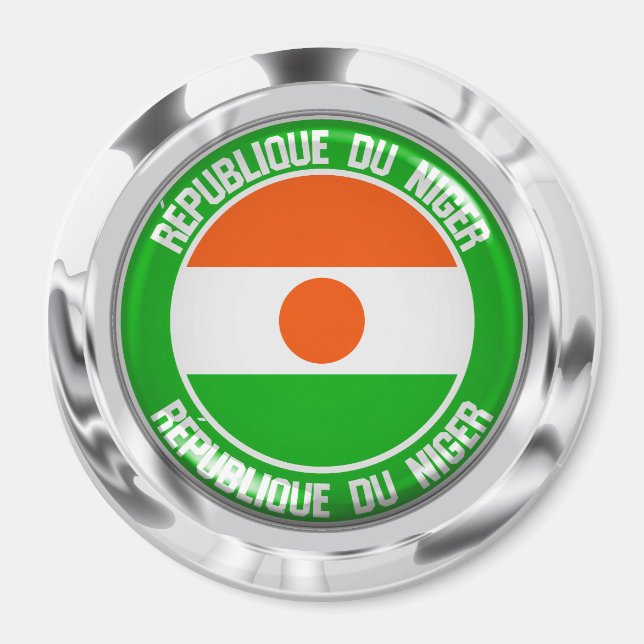 Aimant Emblème du Niger (Devant)