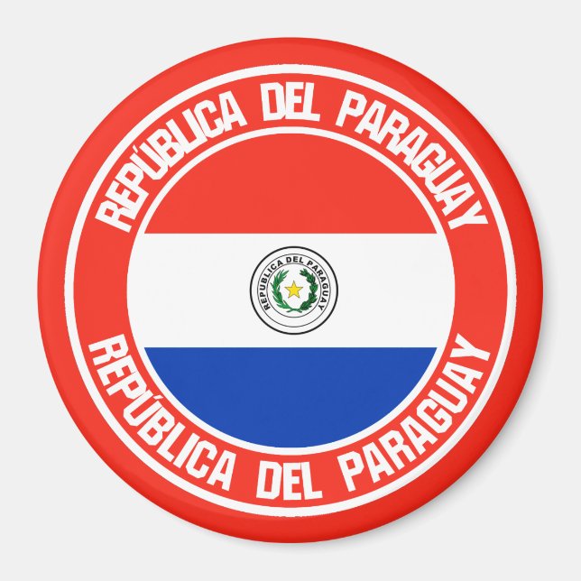Aimant Emblème du Paraguay (Devant)