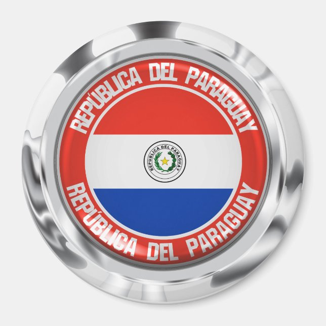 Aimant Emblème du Paraguay (Devant)