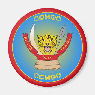 Aimant Emblème du patrimoine de la RD Congo