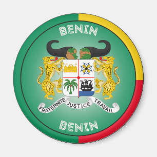 Aimant Emblème du patrimoine du Bénin