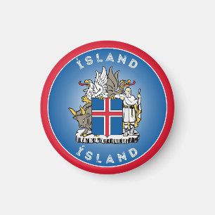 Aimant Emblème du patrimoine islandais