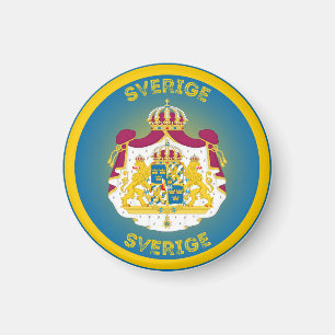 Aimant Emblème du patrimoine suédois