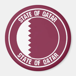 Aimant Emblème du Qatar Round