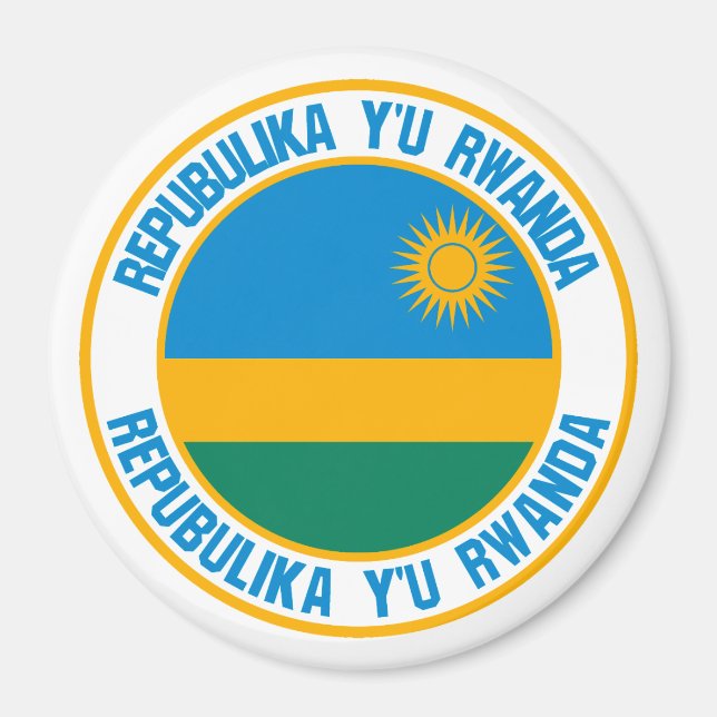 Aimant Emblème du Rwanda (Devant)