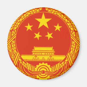 AIMANT EMBLÈME NATIONAL DE LA RÉPUBLIQUE POPULAIRE DE CHI