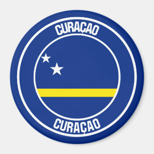 Aimant Emblème rond de Curaçao