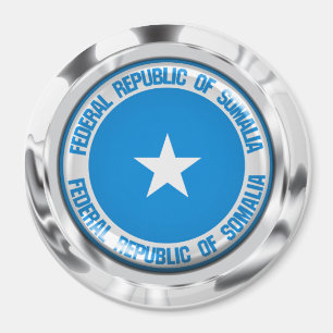 Aimant Emblème rond de la Somalie