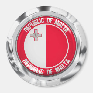 Aimant Emblème rond de Malte