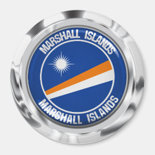 Aimant Emblème rond des Îles Marshall