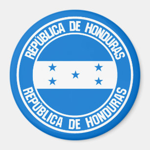 Aimant Emblème rond du Honduras