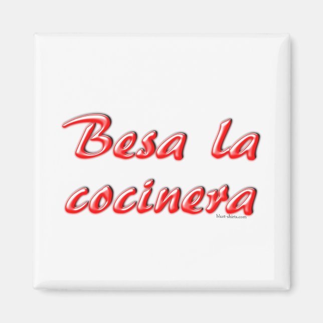 Aimant Embrasse Le Cuisinier (Devant)