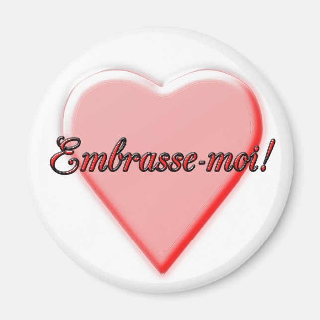 Aimant Embrasse-moi (Devant)