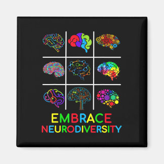 Aimant Embrassez la Neurodiversity Video Game Sensibilisa