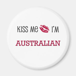 Aimant Embrassez-moi que je suis AUSTRALIEN