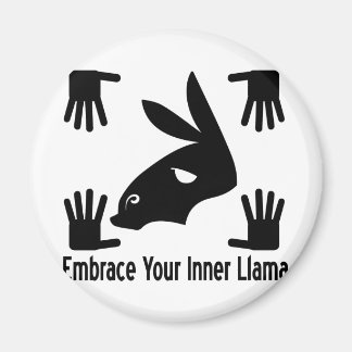 Aimant Embrassez Votre Llama Intérieure