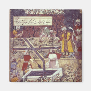 Aimant Empereur Babur et son plan d'architecte