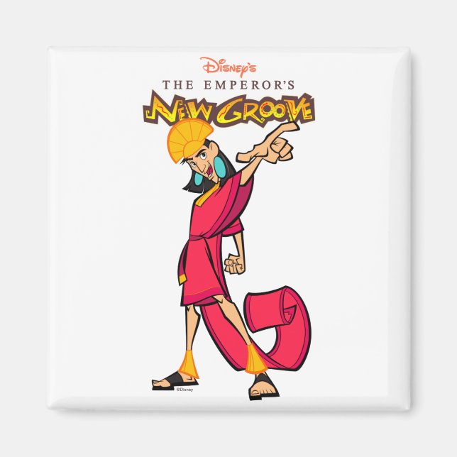 Aimant Emperors New Groove Kuzco  (Devant)