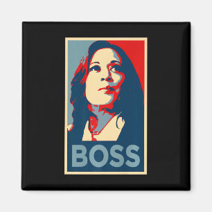 Aimant Empower Boss Kamala Harris Hope Poster 47 Rally Wo