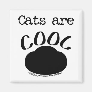 Aimant Empreinte de patte de chat cool