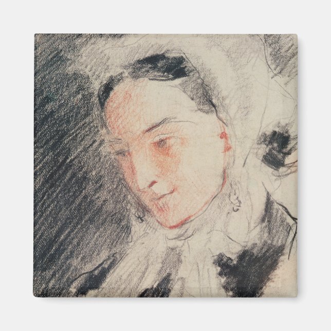 Aimant Empress Eugénie (craie noire et rouge) (Devant)