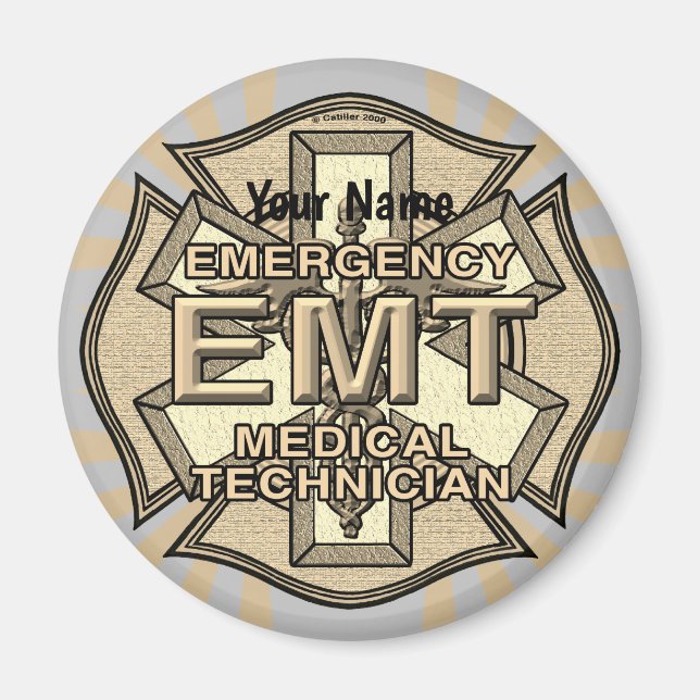 Aimant EMT Maltese Cross (Devant)