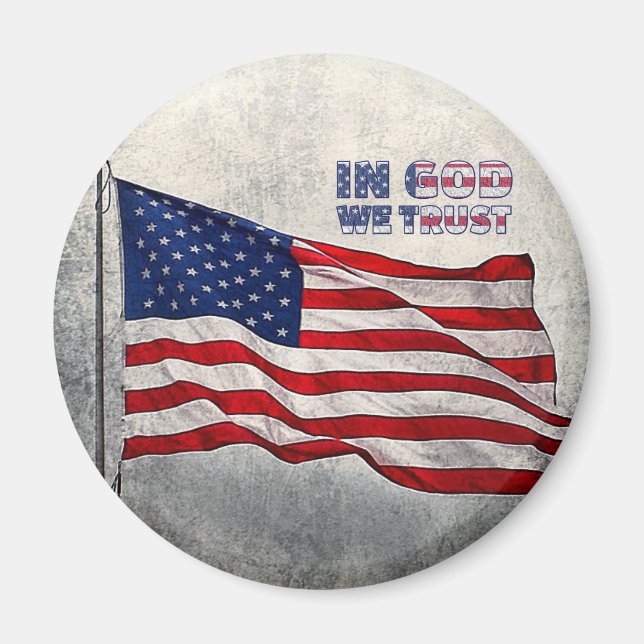 Aimant En Dieu nous faisons confiance à l'aimant (Devant)