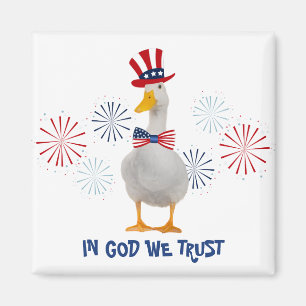 Aimant En Dieu, nous faisons confiance au canard patrioti