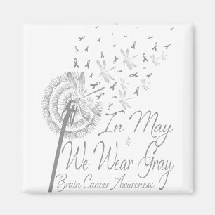 Aimant En Mai, Nous Portons Gris Cerveau Cancer Sensibili